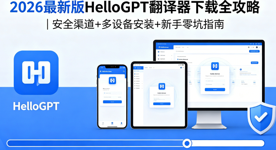 2026最新版HelloGPT翻译器下载全攻略｜安全渠道+多设备安装+新手零坑指南