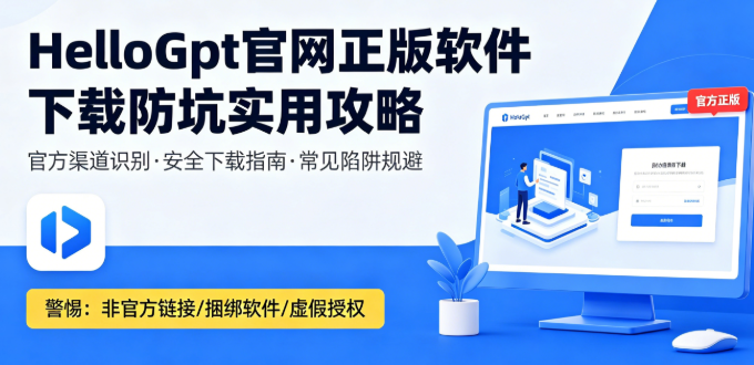 HelloGpt官网正版软件下载防坑实用攻略